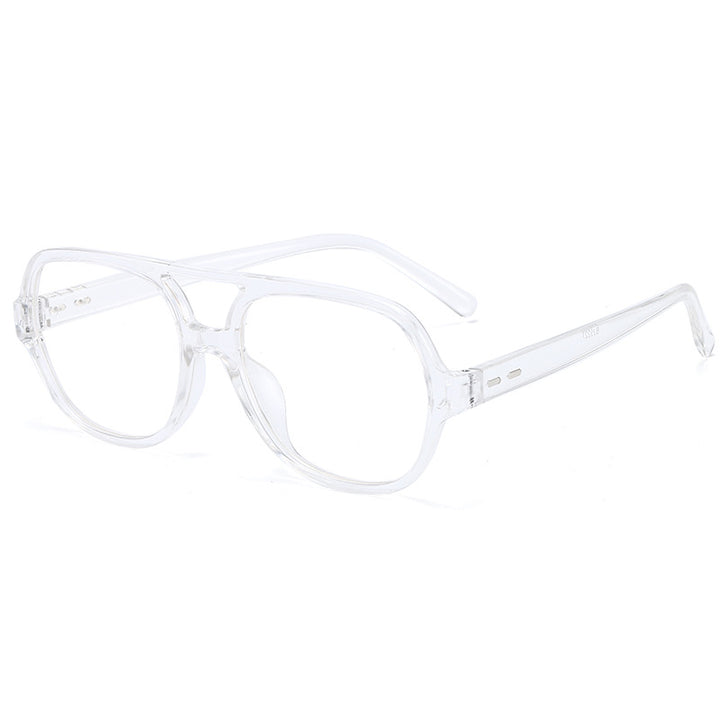 Women square glasses with clear frame and trendy design Bowlift