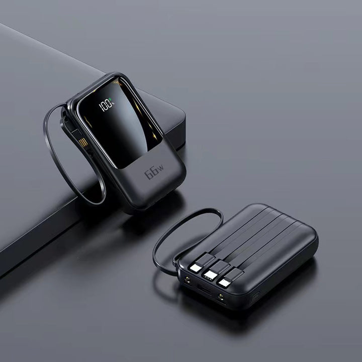 Multifunctional power bank with digital charging display Bowlift