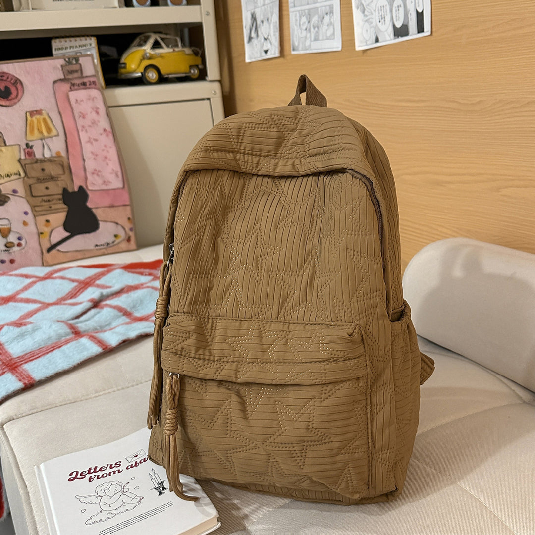 Lightweight Star Pattern Backpack