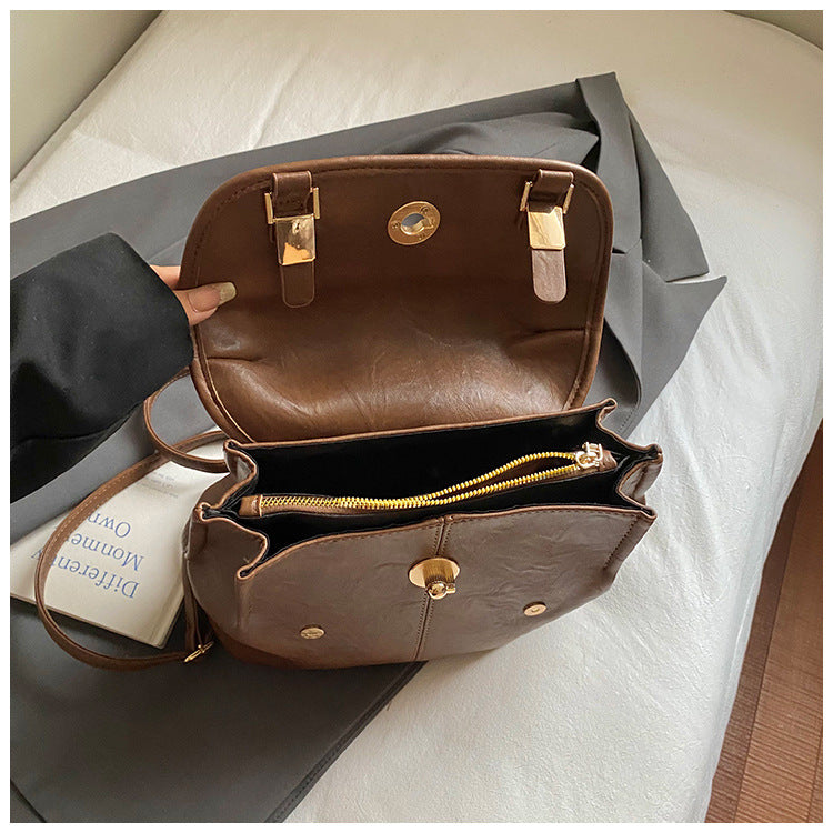 Vintage-Inspired Leather Backpack Bowlift