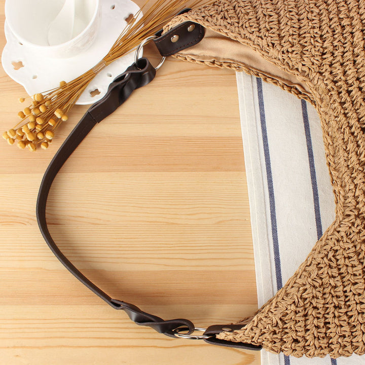 Hobo Handbag Made of Natural Material Bowlift