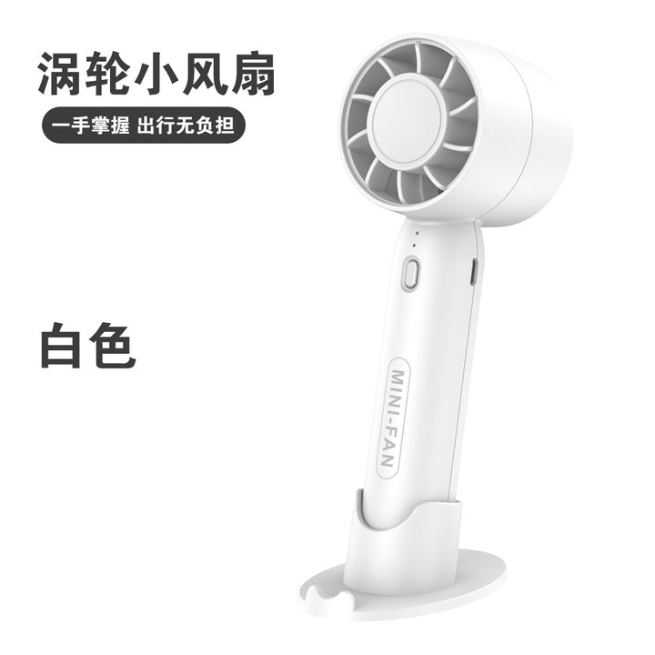 Women's nan compact rechargeable high-speed pocket handheld fan with LED display Bowlift