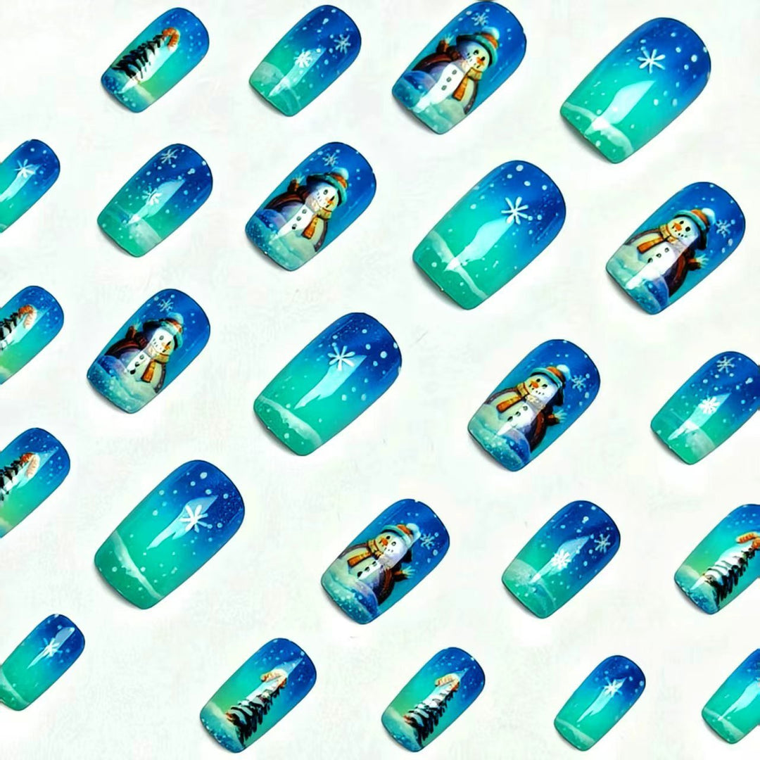 Winter Wonderland Themed Nail Art Bowlift