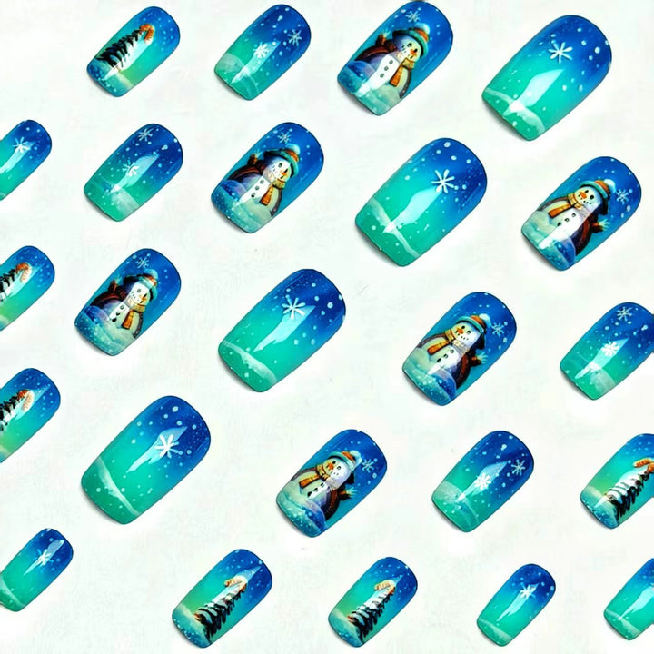 Winter Wonderland Themed Nail Art Bowlift