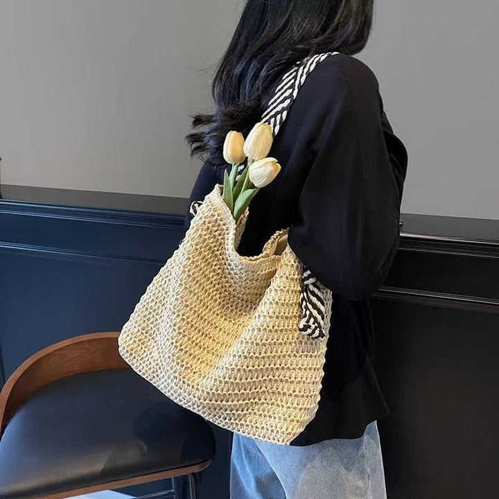 Large shopping bag with woven design Bowlift
