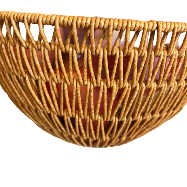 Modern Decorative Woven Fruit Bowl Bowlift