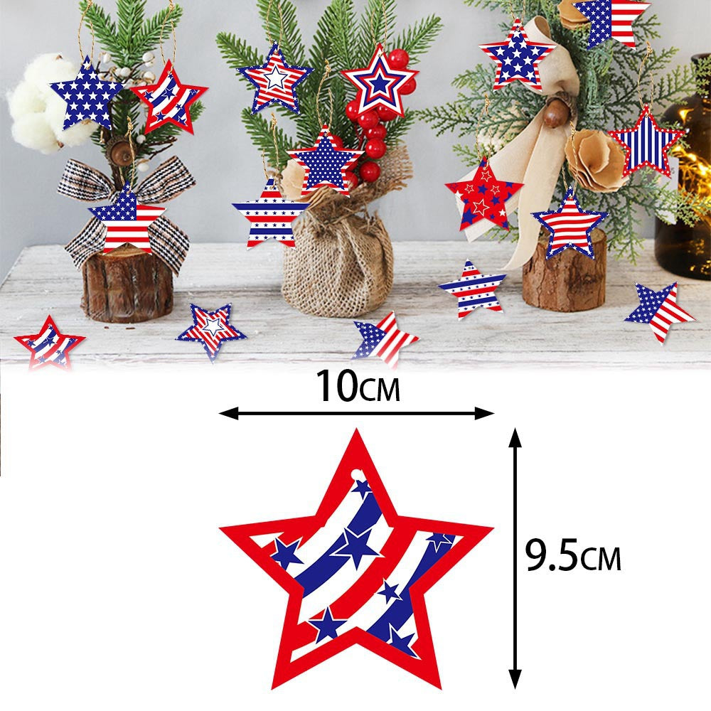 Unisex nan multi-layer 3D paper star hanging decoration with hanging loops Bowlift