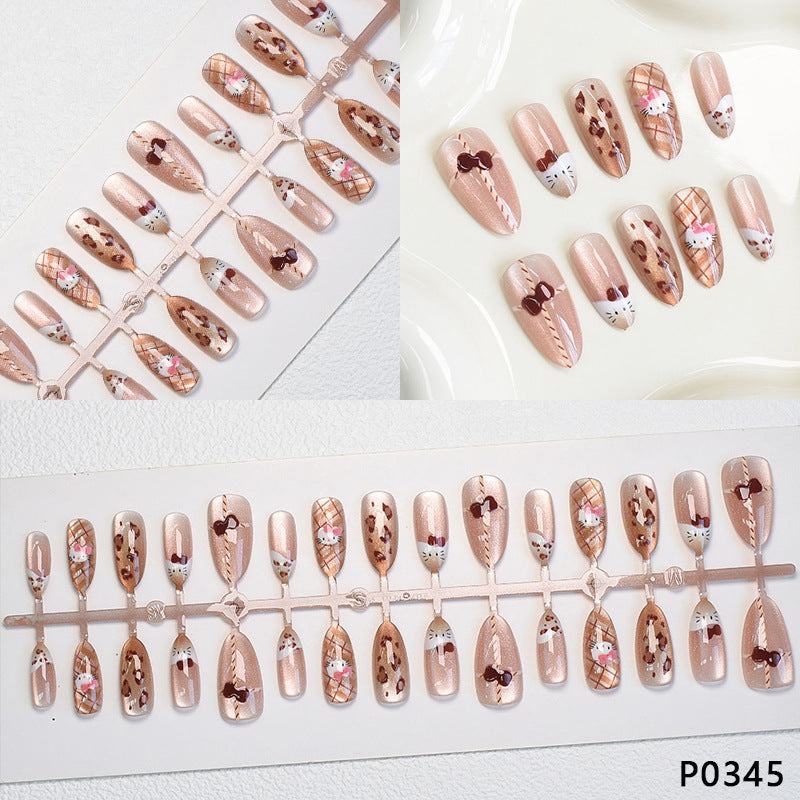 Playful Animal Print Press-On Nail Set Bowlift
