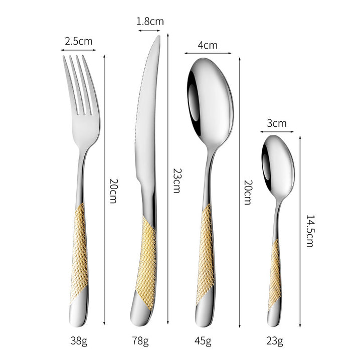 Fine and elegant table knife with non-slip handle Bowlift