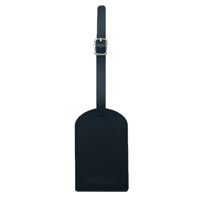 premium PU leather luggage tag with adjustable buckle strap Bowlift