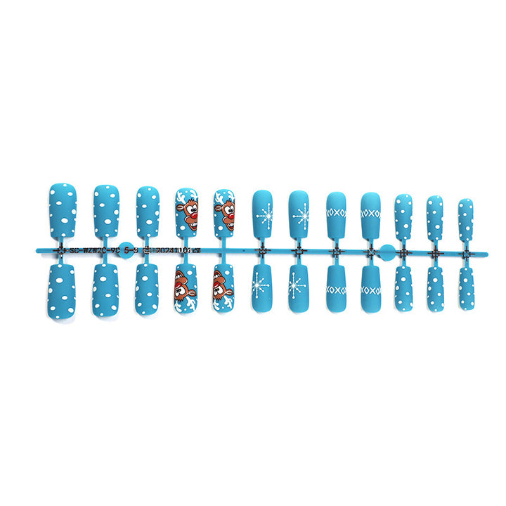 Playful Themed Press-On Nail Art Set Bowlift