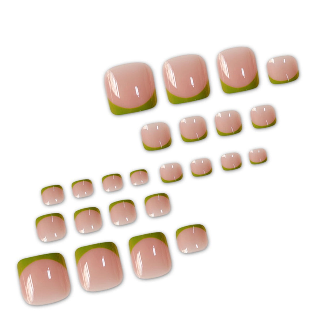 Premium French Tip Pedicure Bowlift