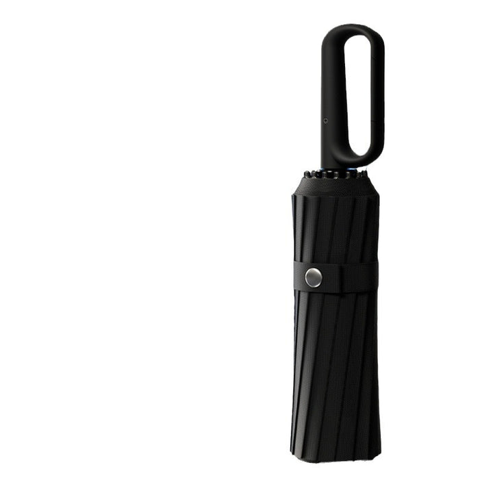 Women Foldable Wind-Resistant Umbrella with Ergonomic Handle Bowlift