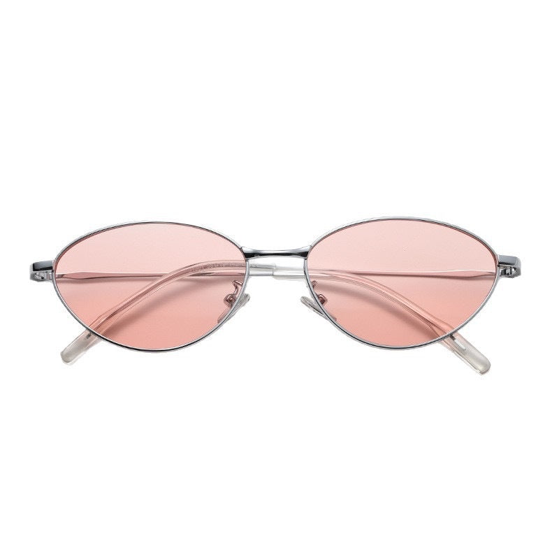 Fashionable Rectangular Glasses with Fine Metal Frame Bowlift