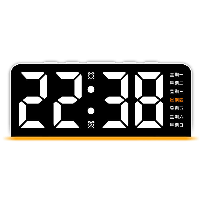 Digital LED alarm clock with color change Bowlift