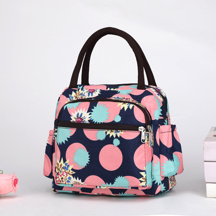 Cat Pattern Insulated Lunch Tote Bowlift