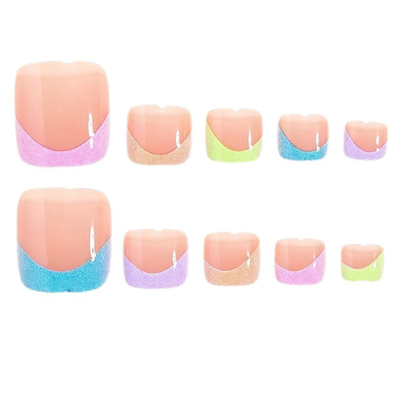 Creative Nail Art with Geometric Design Bowlift