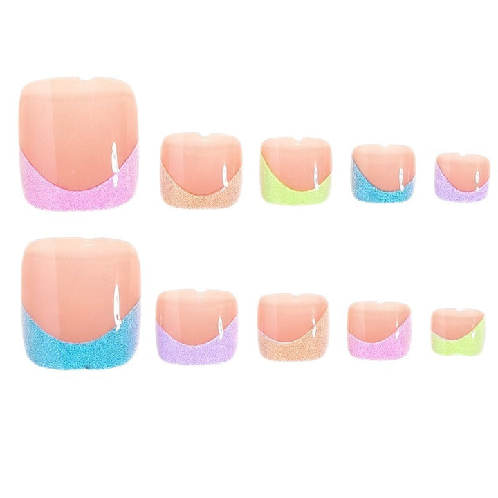 Creative Nail Art with Geometric Design Bowlift