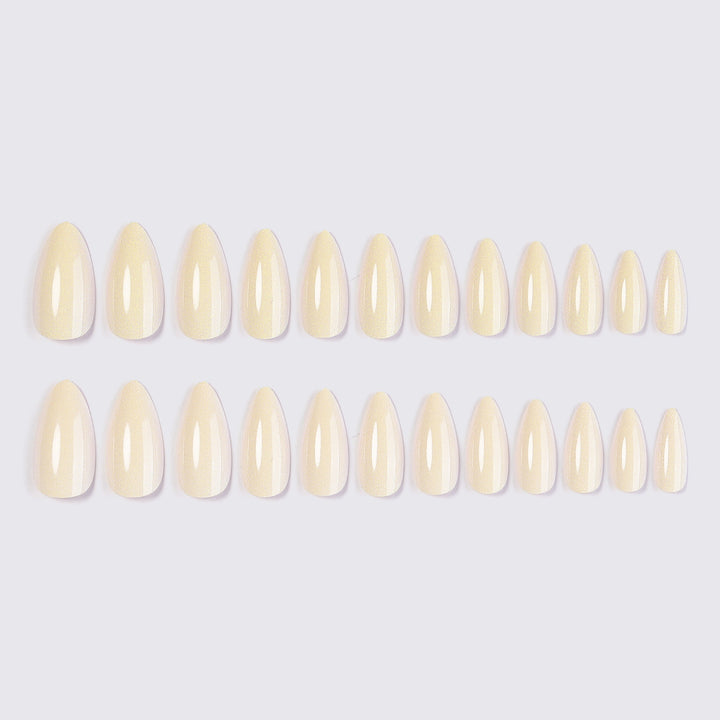Premium Glossy Stiletto Press-On Nail Set Bowlift