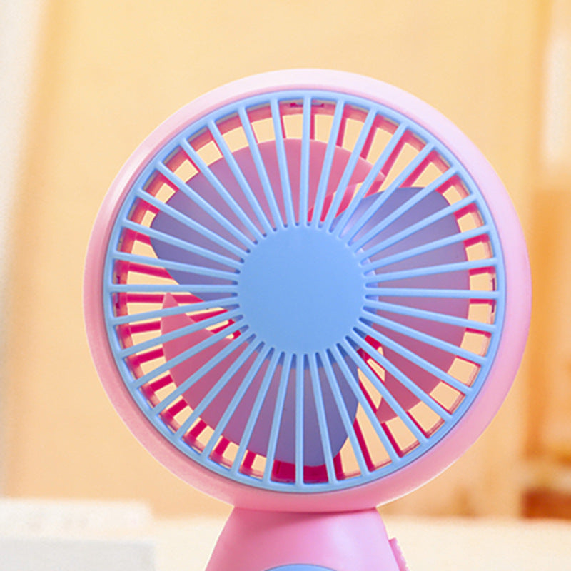 Women's Portable Handheld Fan with Cute Animal Design Bowlift