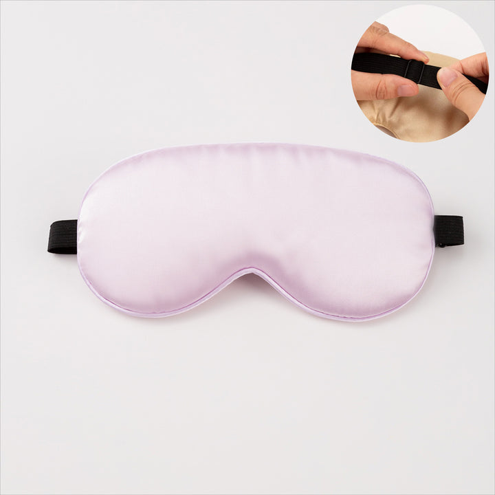 Unisex nan ergonomic sleep mask with adjustable elastic band and soft satin surface Bowlift