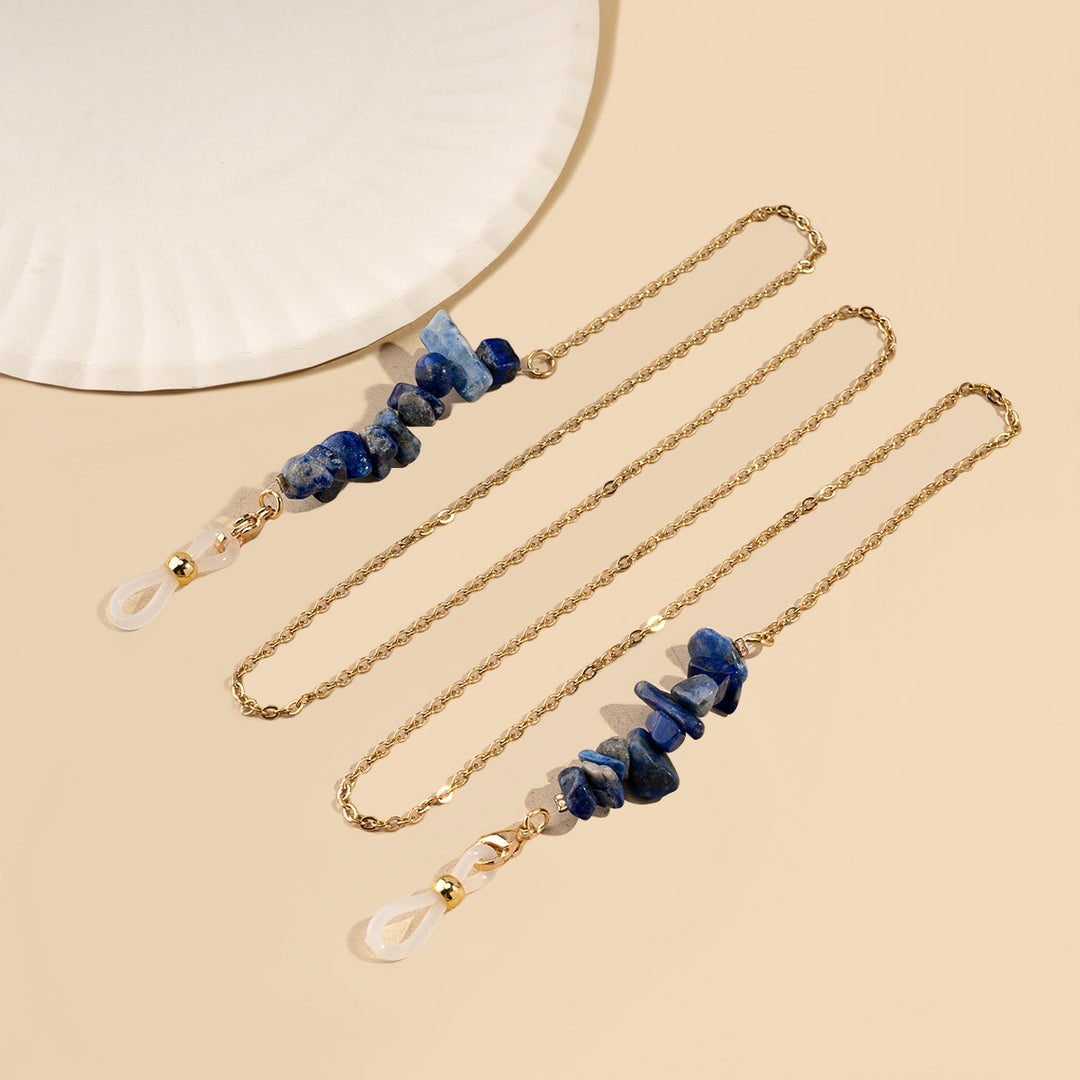 Gem-Accent Eyewear Chain Bowlift