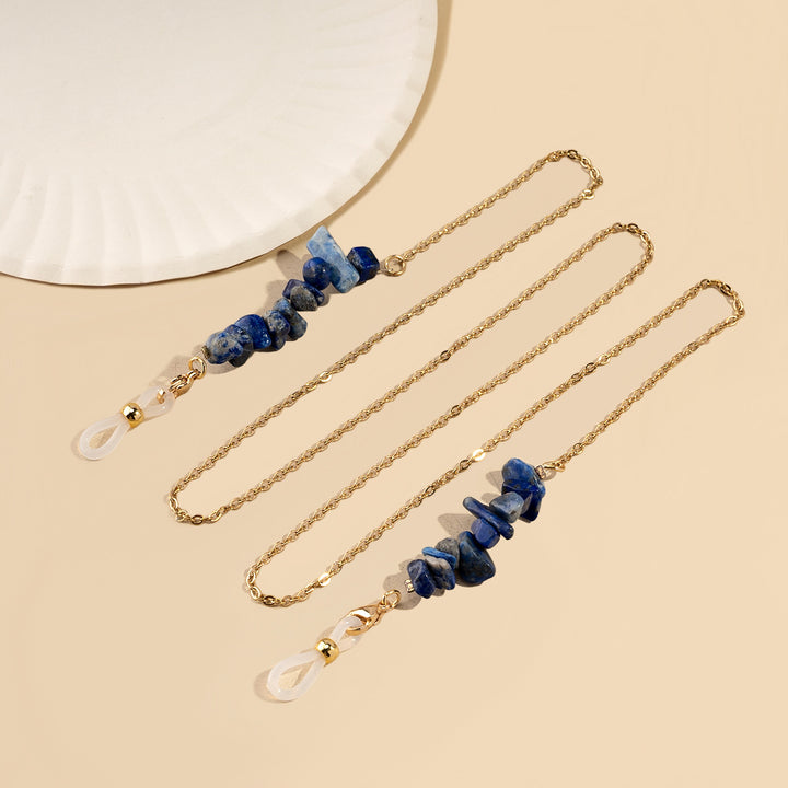 Gem-Accent Eyewear Chain Bowlift