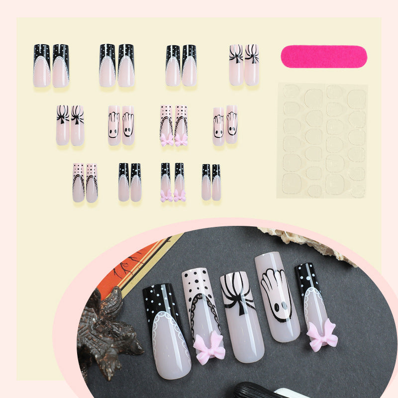 Themed Press-On Nail Art Set Bowlift