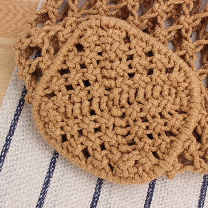 Trendy Macrame Beach Bag Bowlift