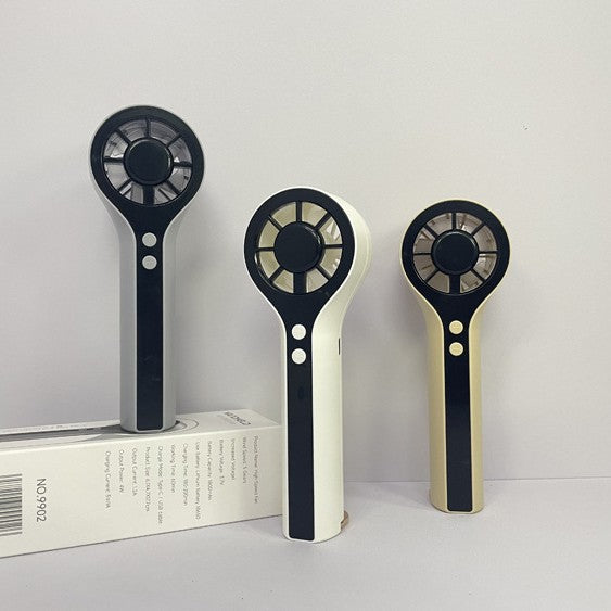 Unisex Portable Hand Fan with LCD Display and Ergonomic Design Bowlift
