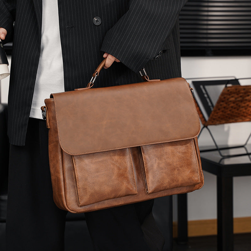Stylish briefcase with multiple compartments Bowlift