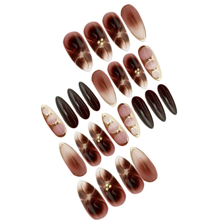 Decorative Press-On Nail Art with Unique Design Bowlift