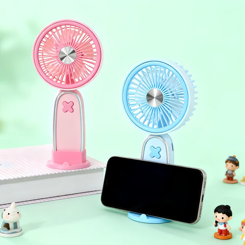 Women Portable USB Mini Fan with Ergonomic Shape Bowlift
