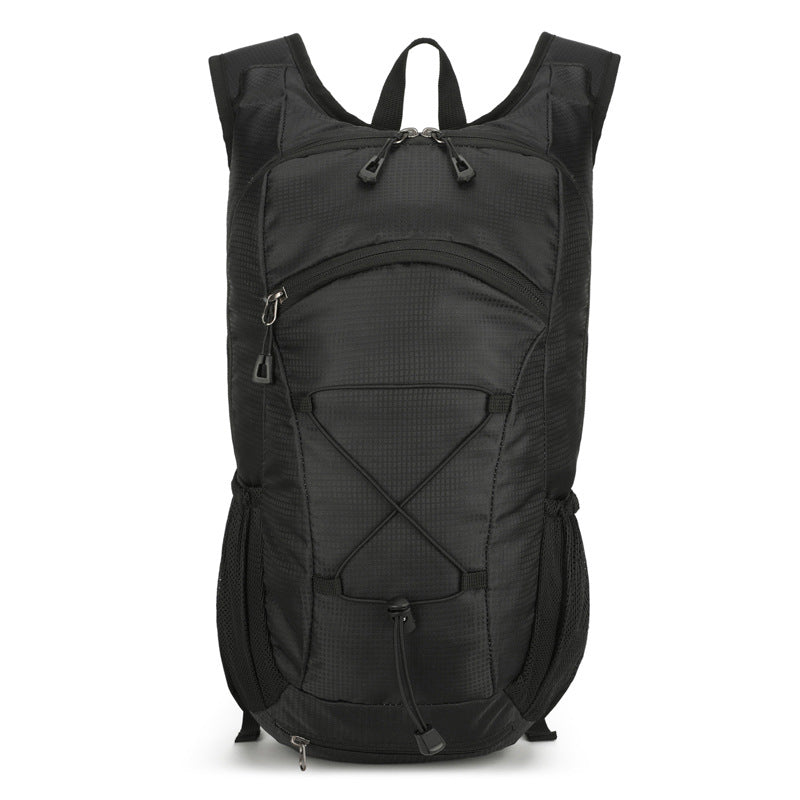 Unisex nan lightweight daypack with hydration system compatibility, breathable mesh side pockets and elastic cord attachment Bowlift