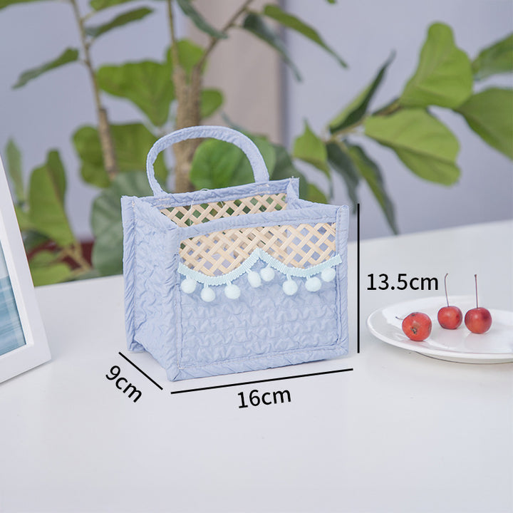 Decorative Handwoven Wall Basket Bowlift