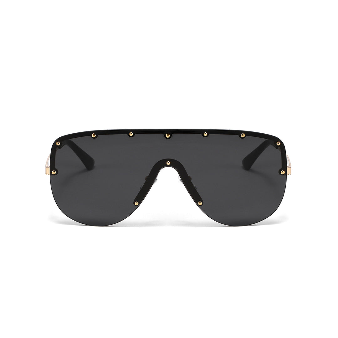 Women futuristic oversized sunglasses Bowlift