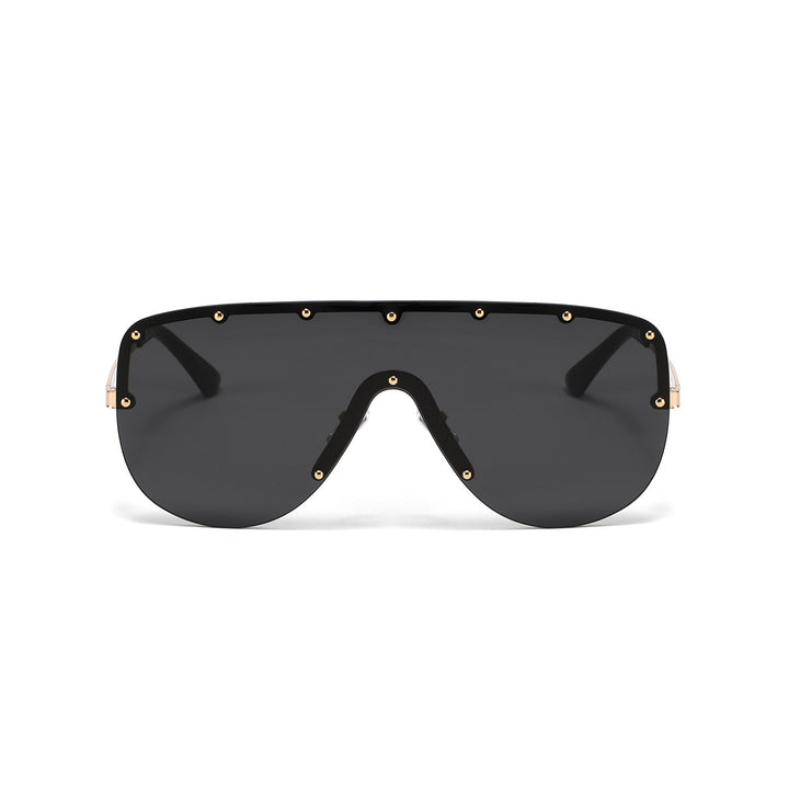 Women futuristic oversized sunglasses Bowlift