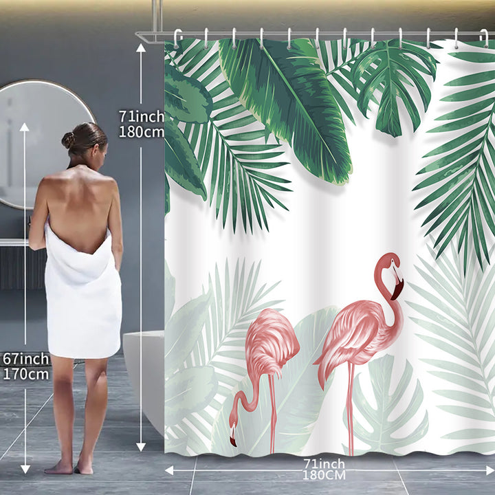 Tropical Paradise Shower Curtain Bowlift