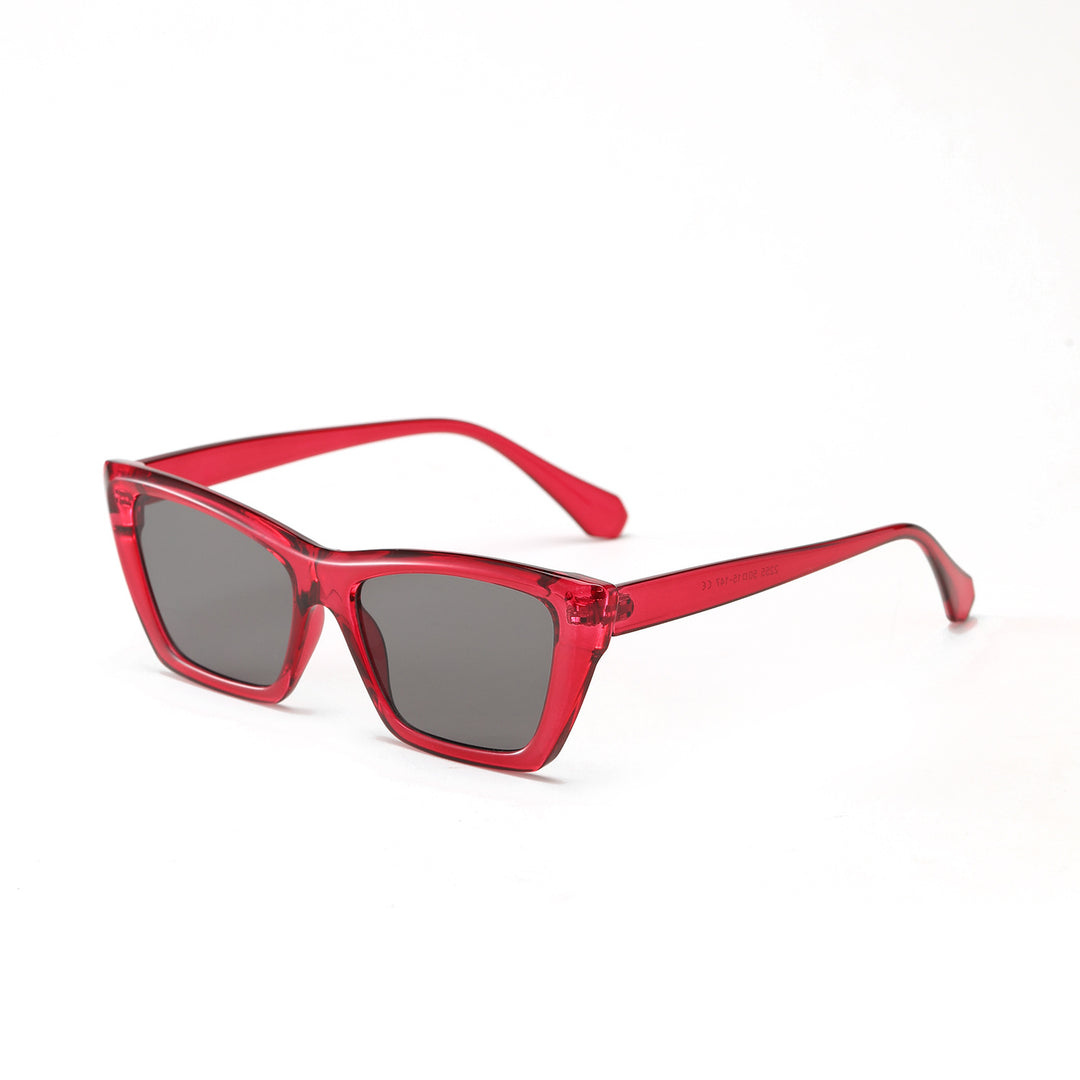 Women geometric sunglasses with stylish plastic frame Bowlift