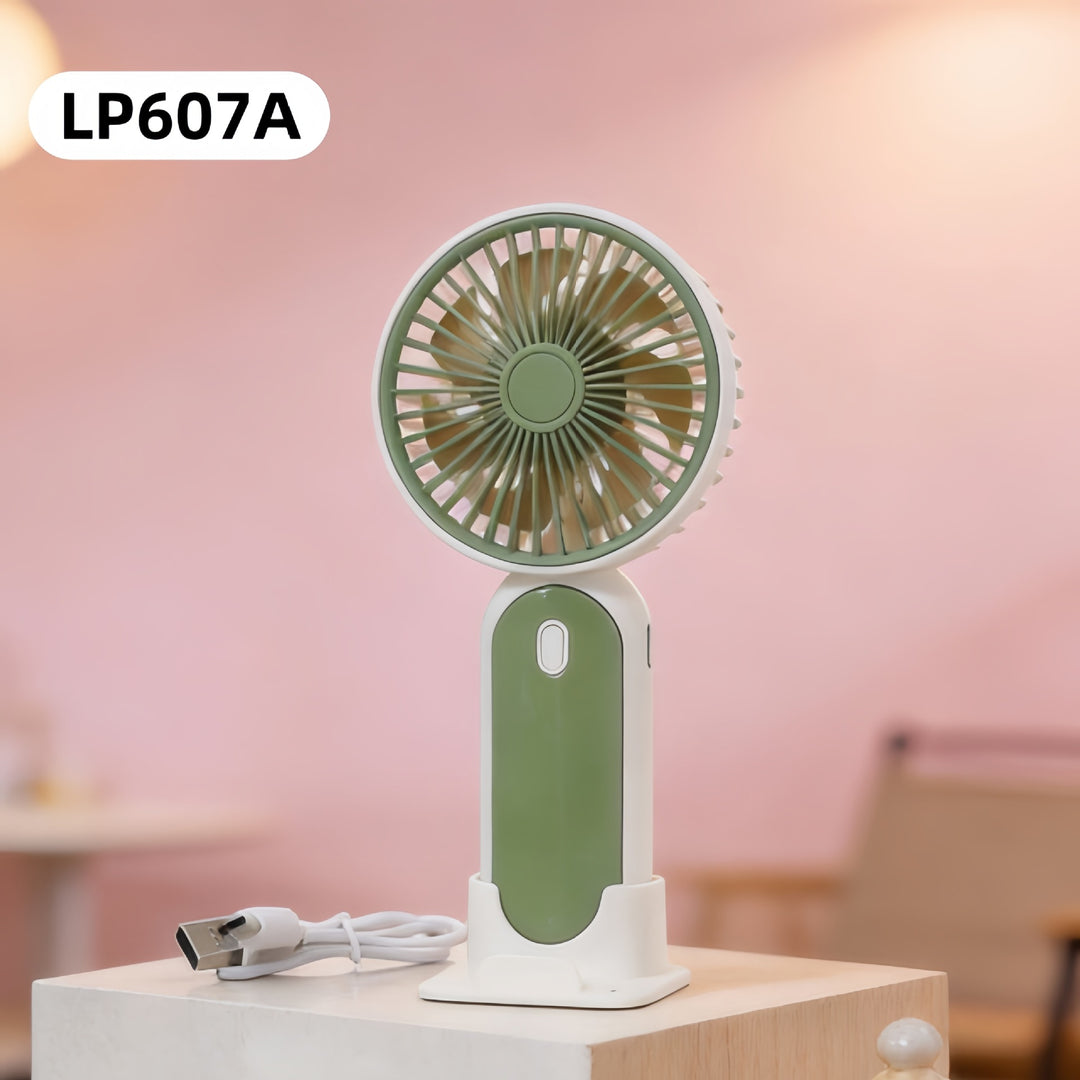 Ladies portable mini fan with USB connection and ergonomic design Bowlift