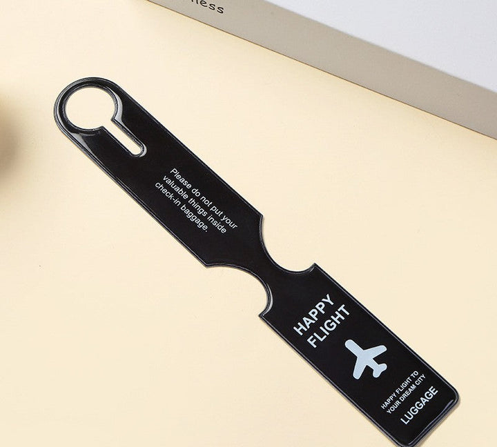 reflective PVC luggage handle wrap tag with secure snap closure Bowlift