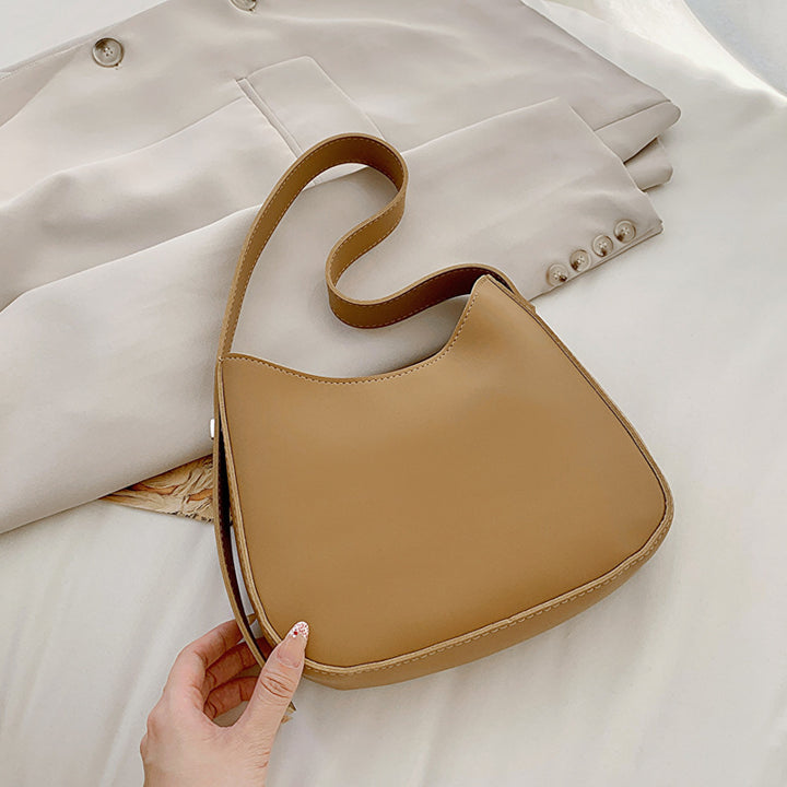 Minimalist Leather Crossbody Bag Bowlift
