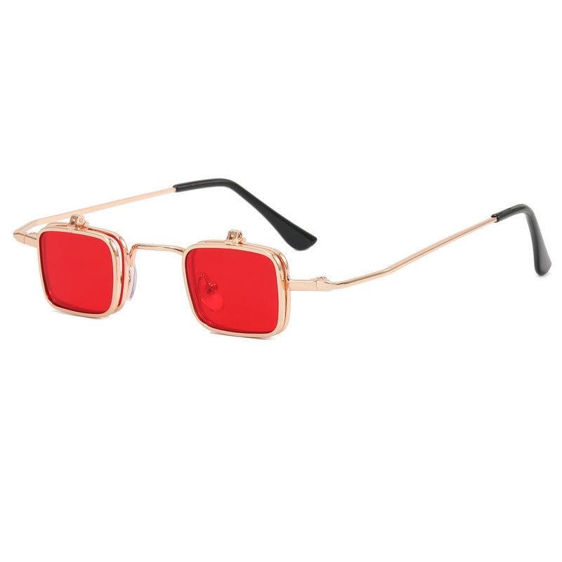 Ladies Designer Sunglasses with Square Metal Frame Bowlift