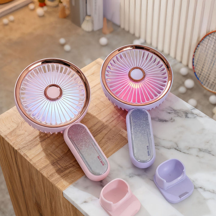 Women's Portable Mini USB Fan with Stylish Design Bowlift