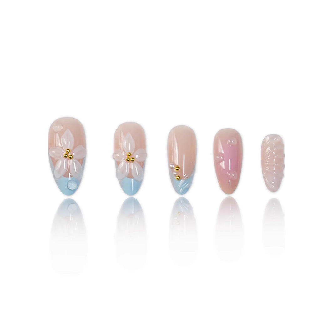 3D Floral Nail Art Decor Bowlift