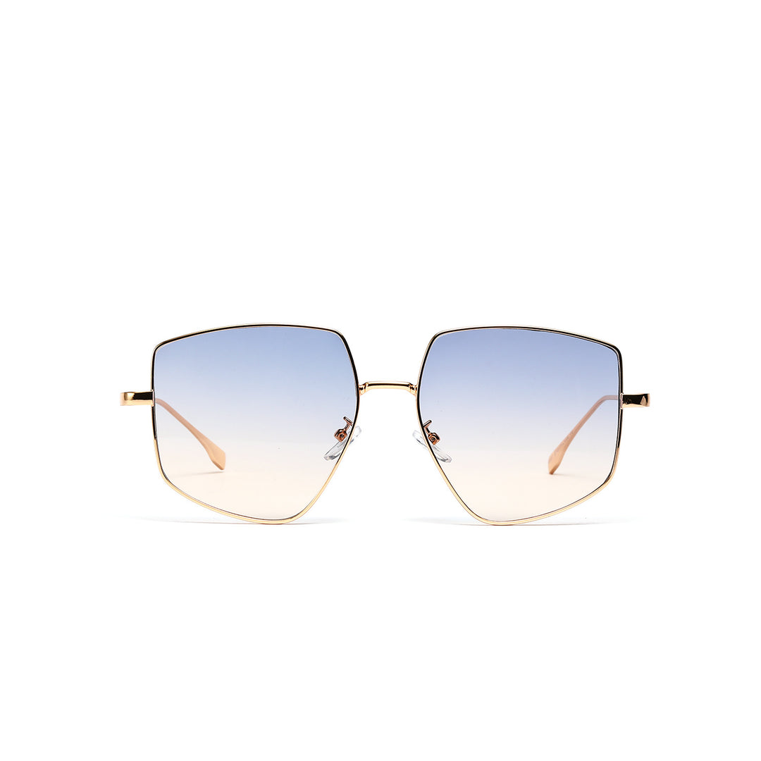 Women's square sunglasses with elegant metal frame Bowlift