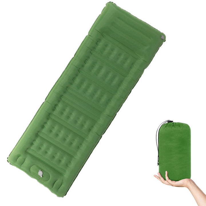 Airy and Comfortable Inflatable Sleeping Mat with Headrest Bowlift