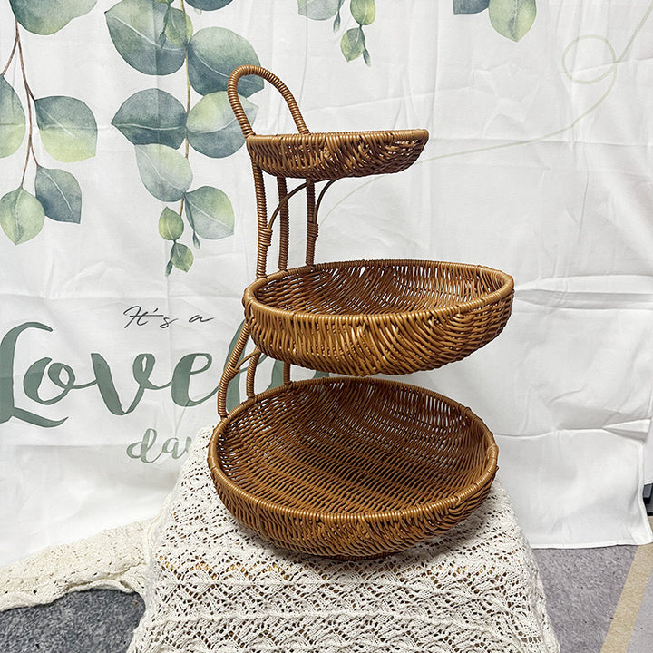 Women Three-tier Fruit Stand Bowlift
