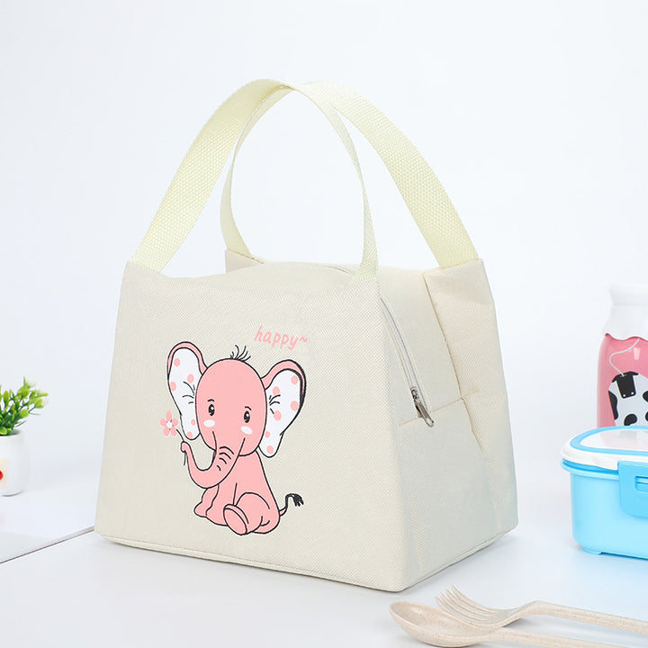 Cute Bear Print Insulated Lunch Bag Bowlift