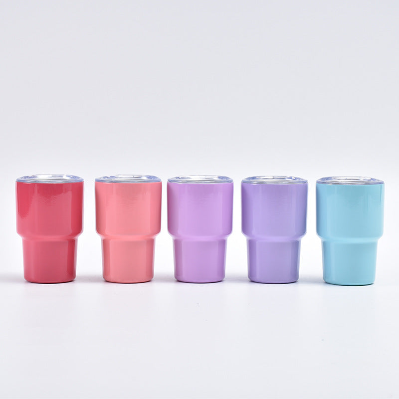 Unisex Insulated Drinking Cup with Stainless Steel Straw Bowlift
